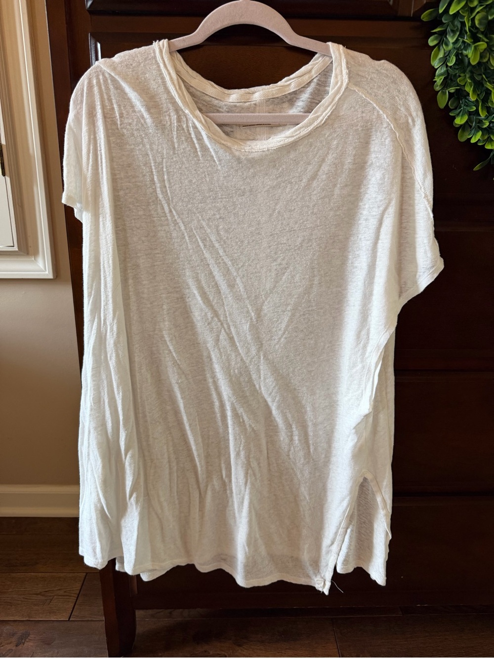 We The Free Cream Short-Sleeve Crew Tee